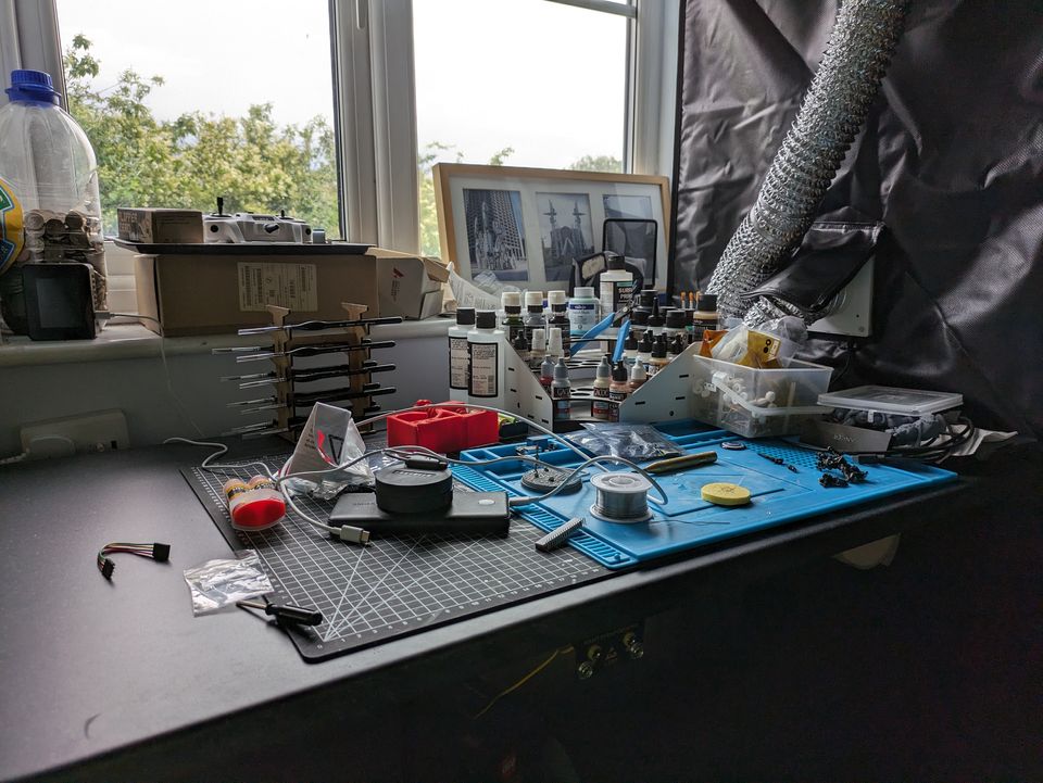 My hobby desk