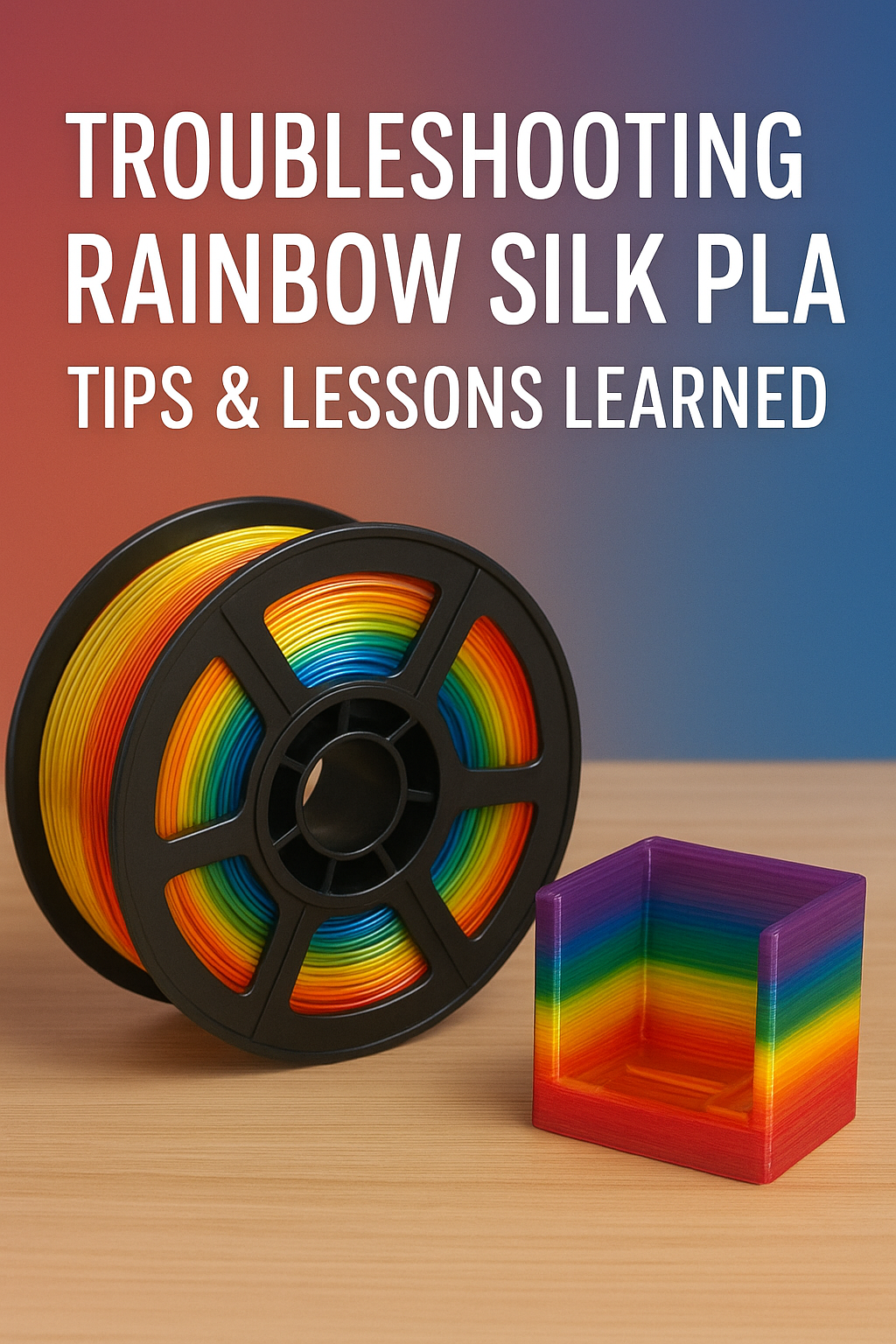 Troubleshooting Rainbow Silk PLA: Tips & Lessons Learned