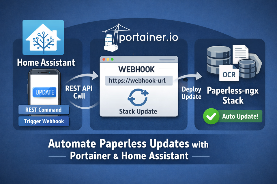 🔄 Automatically Update Paperless-ngx with a Webhook (Portainer + Home Assistant)